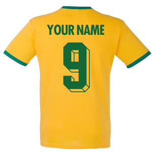 Custom-made Mens customisable retro Australia football T-shirt