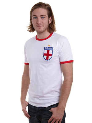 Custom-made Mens customisable retro England football T-shirt