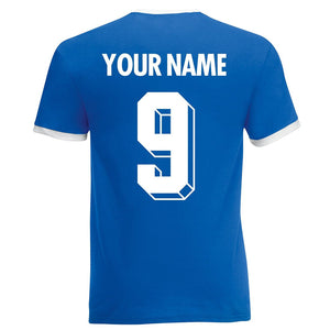 Custom-made Mens customisable Greece retro football T-shirt