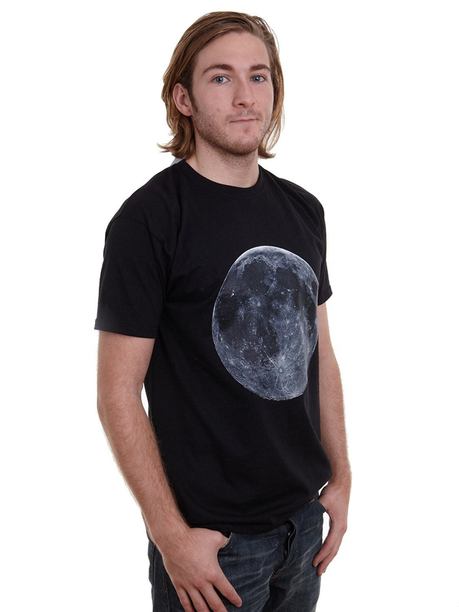 Mens retro big full Moon lunar T-shirt
