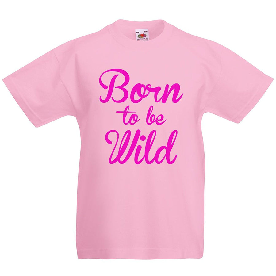 Kids retro born to be wild T-shirt