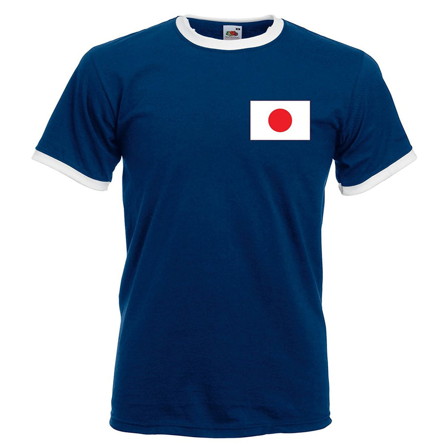 Custom-made Mens customisable Japan football T-shirt