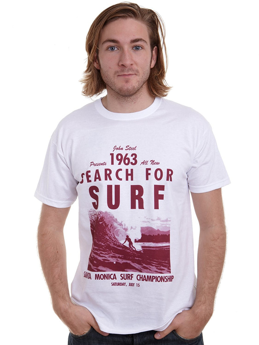 Adult Unisex Retro Search for Surf Championship Poster T-shirt