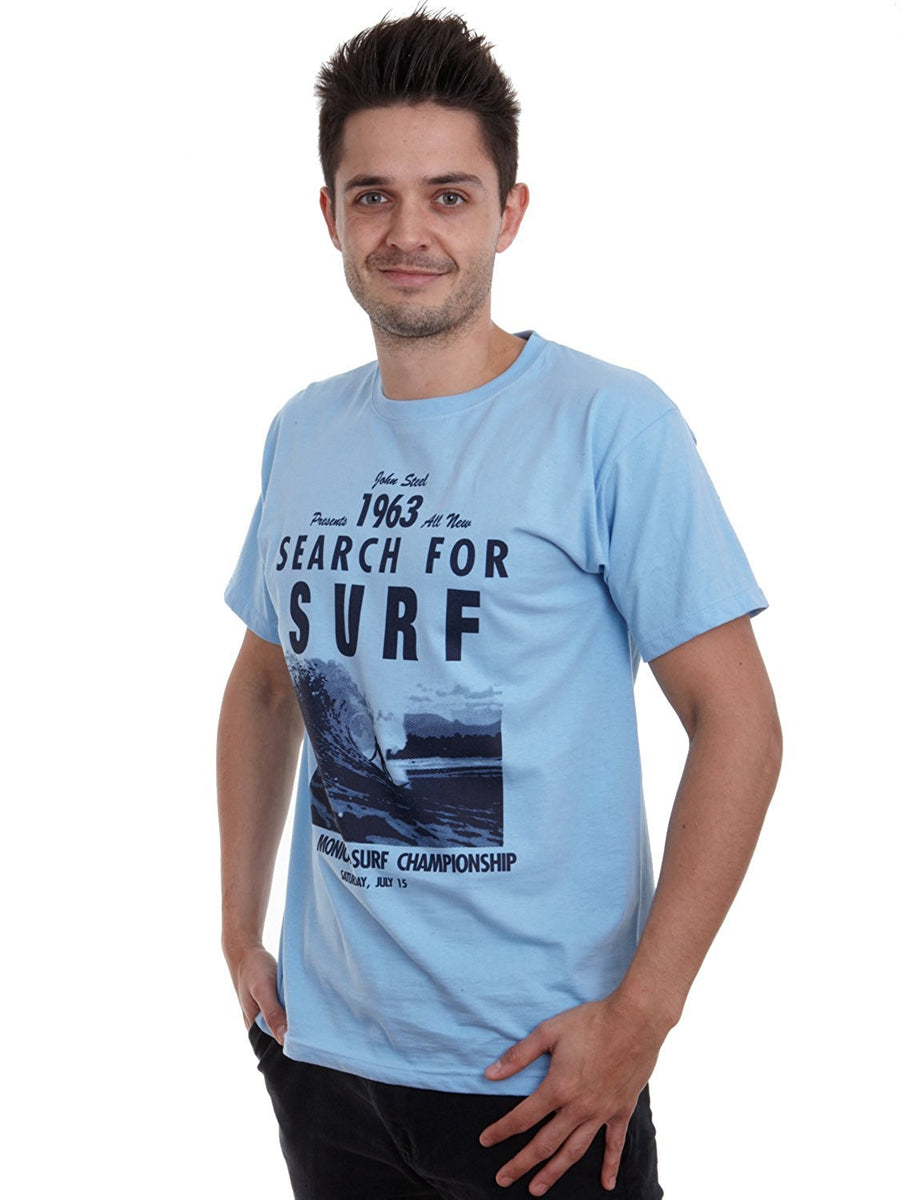 Adult Unisex Retro Search for Surf Championship Poster T-shirt