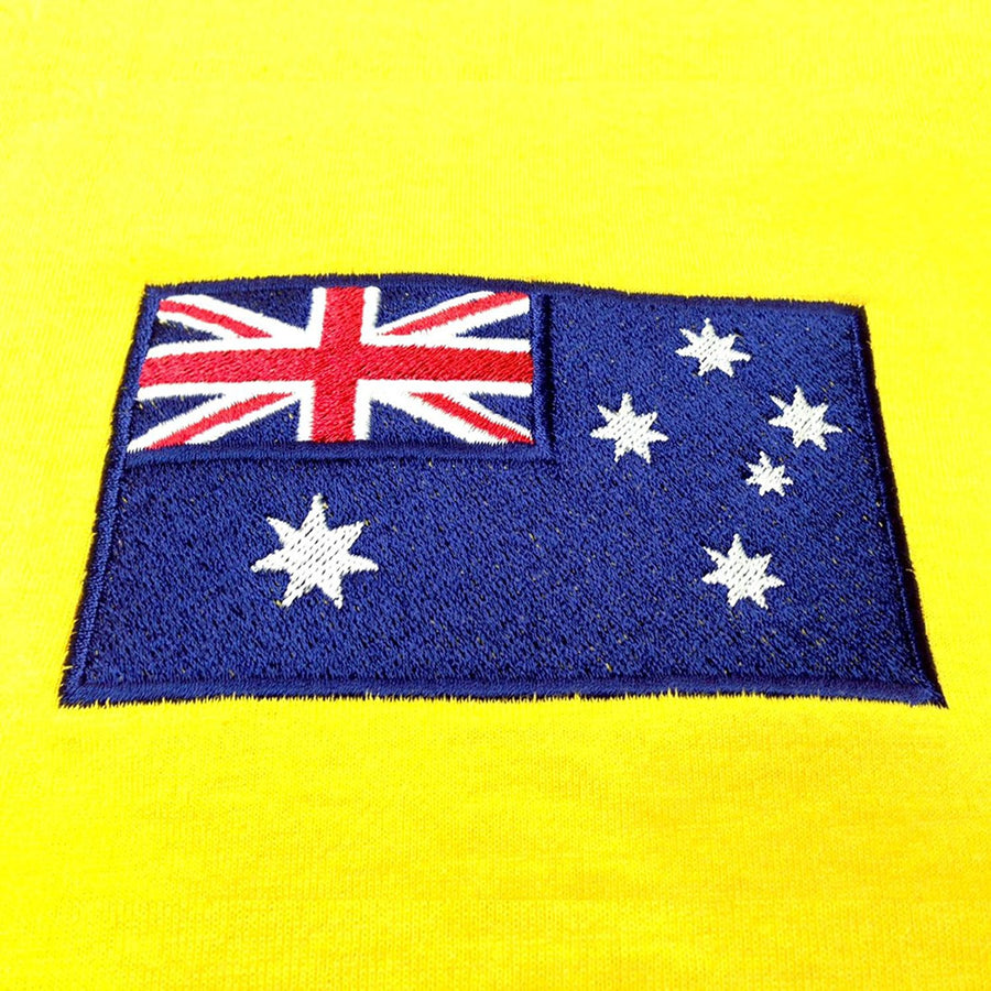 Custom-made Mens customisable retro Australia football T-shirt