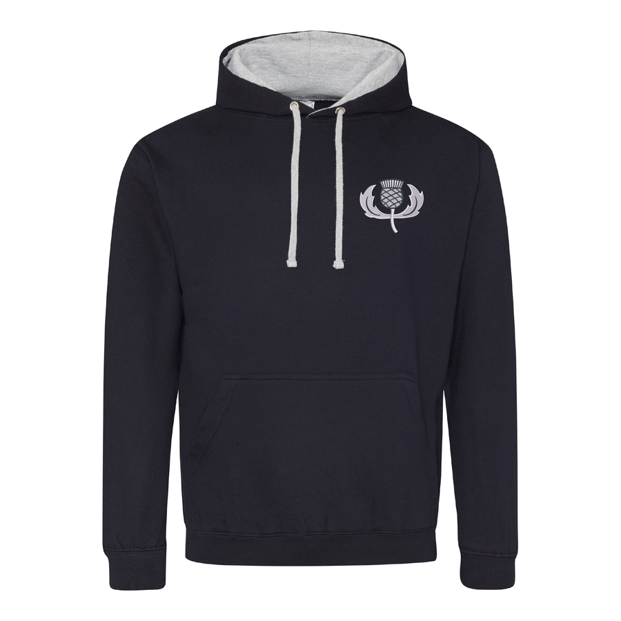 Unisex Scotland ALBA Rugby Retro Style Two Tone Hooded Sweatshirt