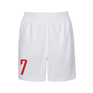 Kids Customisable England Football Home Kit Shirt and White Shorts with Free Personalisation