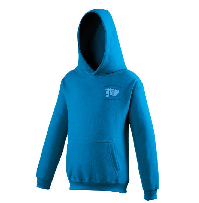 Stamford & Rutland Netball Club- Sapphire blue - Kids Hoodie - SRN0003