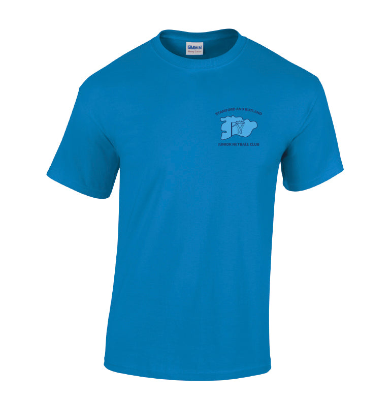 Stamford & Rutland Netball Club- Sapphire blue - Heavy Cotton™ youth t-shirt- SRN0001