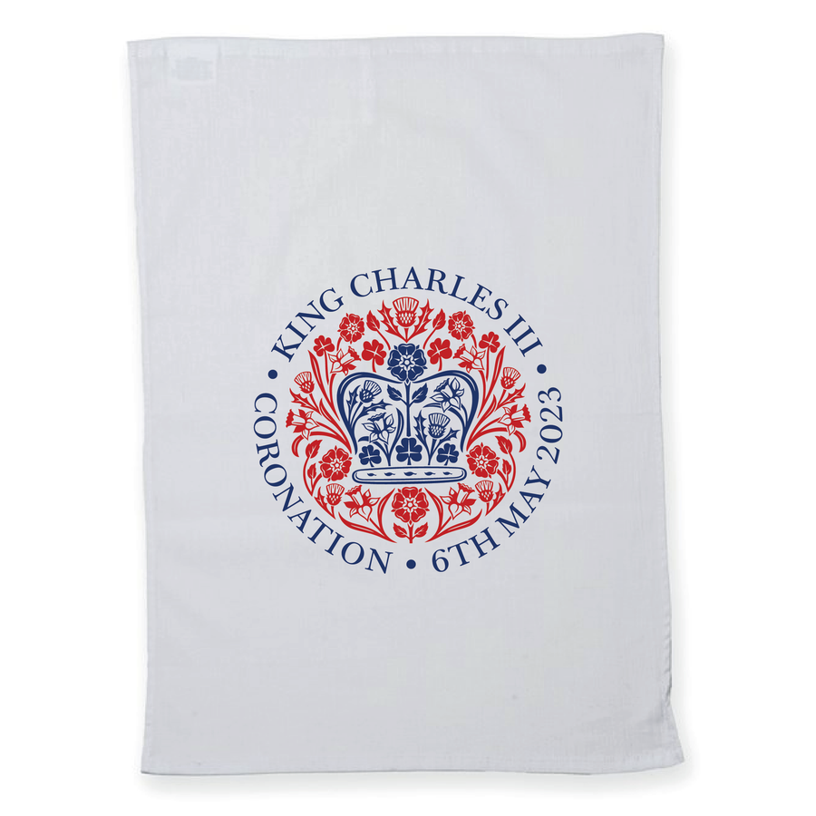 Coronation of King Charles III Commemoration Tea Towel